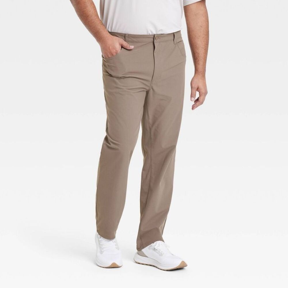 Men's 360 Lifestyle BIg 5-Pocket Golf Pant - All In Motion Dark Brown 32x34